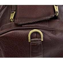 Load image into Gallery viewer, Simple Leather Barrel Gym Bag