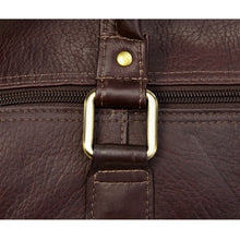 Load image into Gallery viewer, Simple Leather Barrel Gym Bag