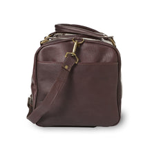 Load image into Gallery viewer, Leather Side Pocket Duffel