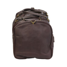 Load image into Gallery viewer, Leather Side Pocket Duffel