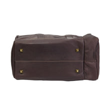 Load image into Gallery viewer, Leather Side Pocket Duffel