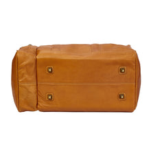 Load image into Gallery viewer, Leather Side Pocket Duffel