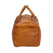 Load image into Gallery viewer, Leather Side Pocket Duffel