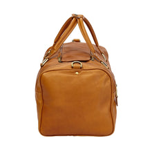 Load image into Gallery viewer, Leather Side Pocket Duffel