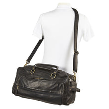Load image into Gallery viewer, Multi-Compartment Leather Duffel