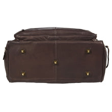 Load image into Gallery viewer, Multi-Compartment Leather Duffel