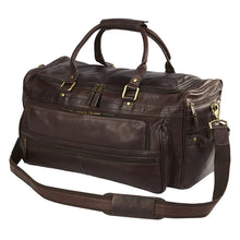 Load image into Gallery viewer, Multi-Compartment Leather Duffel