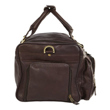 Load image into Gallery viewer, Multi-Compartment Leather Duffel