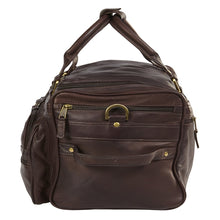 Load image into Gallery viewer, Multi-Compartment Leather Duffel