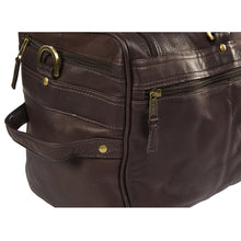 Load image into Gallery viewer, Multi-Compartment Leather Duffel