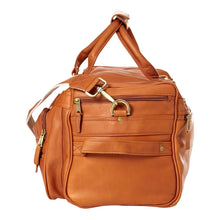 Load image into Gallery viewer, Multi-Compartment Leather Duffel