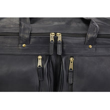 Load image into Gallery viewer, XL Leather Duffel w- Shoe Pocket