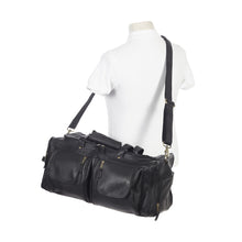 Load image into Gallery viewer, XL Leather Duffel w- Shoe Pocket