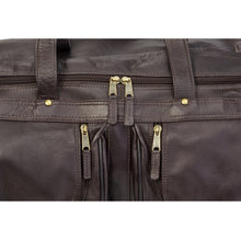 Load image into Gallery viewer, XL Leather Duffel w- Shoe Pocket
