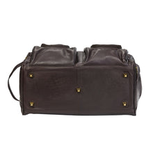 Load image into Gallery viewer, XL Leather Duffel w- Shoe Pocket