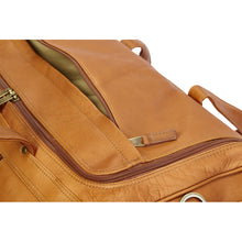 Load image into Gallery viewer, XL Leather Duffel w- Shoe Pocket