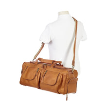 Load image into Gallery viewer, XL Leather Duffel w- Shoe Pocket