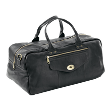 Load image into Gallery viewer, Leather Aviator Turnlock Duffel