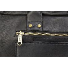 Load image into Gallery viewer, Leather Aviator Turnlock Duffel