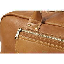 Load image into Gallery viewer, Leather Aviator Turnlock Duffel