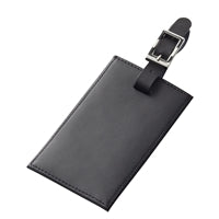 Load image into Gallery viewer, Oversized Rectangular Leather Luggage Tag