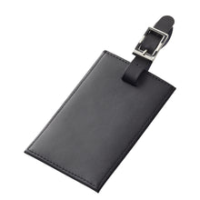 Load image into Gallery viewer, Oversized Rectangular Leather Luggage Tag
