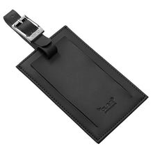 Load image into Gallery viewer, Oversized Rectangular Leather Luggage Tag