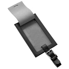 Load image into Gallery viewer, Oversized Rectangular Leather Luggage Tag
