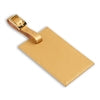 Load image into Gallery viewer, Oversized Rectangular Leather Luggage Tag