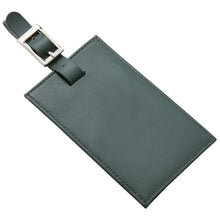Load image into Gallery viewer, Oversized Rectangular Leather Luggage Tag