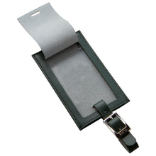 Load image into Gallery viewer, Oversized Rectangular Leather Luggage Tag