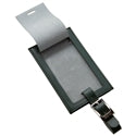 Load image into Gallery viewer, Oversized Rectangular Leather Luggage Tag