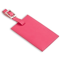 Load image into Gallery viewer, Oversized Rectangular Leather Luggage Tag