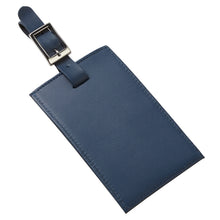 Load image into Gallery viewer, Oversized Rectangular Leather Luggage Tag