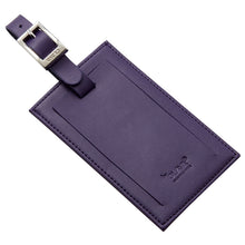 Load image into Gallery viewer, Oversized Rectangular Leather Luggage Tag