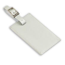 Load image into Gallery viewer, Oversized Rectangular Leather Luggage Tag