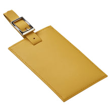 Load image into Gallery viewer, Oversized Rectangular Leather Luggage Tag