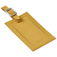 Load image into Gallery viewer, Oversized Rectangular Leather Luggage Tag