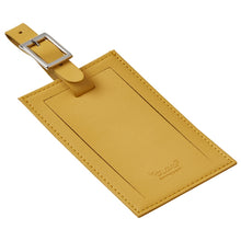 Load image into Gallery viewer, Oversized Rectangular Leather Luggage Tag