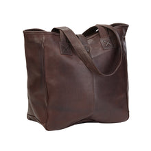 Load image into Gallery viewer, Oversized Vachetta Leather Tote