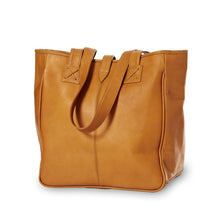 Load image into Gallery viewer, Oversized Vachetta Leather Tote