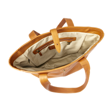 Load image into Gallery viewer, Oversized Vachetta Leather Tote