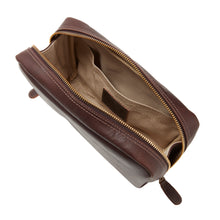 Load image into Gallery viewer, Leather Everyday Tech &amp; Travel Pouch
