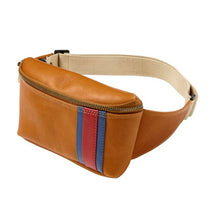 Load image into Gallery viewer, Racer Leather Waist Pack
