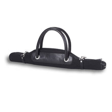 Load image into Gallery viewer, Roll-up canvas leather trim Tote
