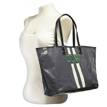 Load image into Gallery viewer, Wellie Racing Stripe Market Tote
